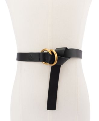 25mm Double Ring Leather Belt