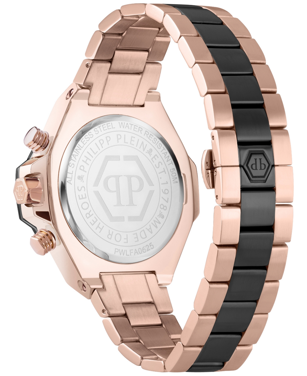 Philipp Plein Plein Chrono Royal Bracelet Watch In Two Tone