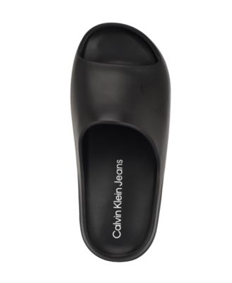 【 】★サンダル★ Men's Olin Casual Slip-On Slide Calvin Klein Men's Olin Casual Slip-On Flat Slide - Macy's