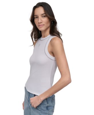 Women's Studded Crewneck Tank