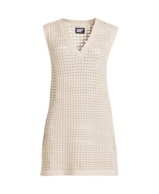 Women's Open Knit Cover-up Dress