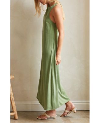 Women's Bona Back Twist Cupro Slip Dress