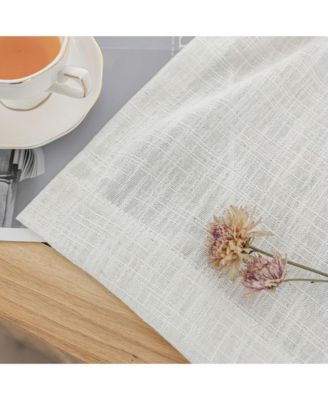 Linen Blend Privacy and Light Filtering Texture Grommet Pair 2 Panels