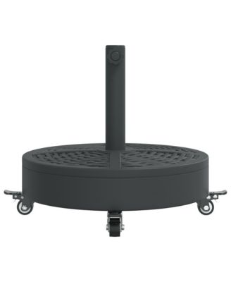 Parasol Base with Wheels for  1.5"/1.9" Poles 59.5 lb Round