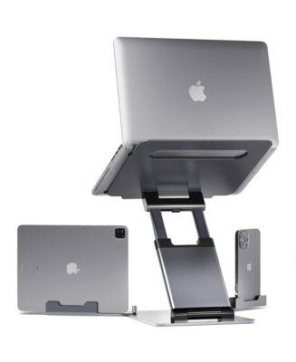 Ergonomic Adjustable Laptop Stand Portable Laptop Riser for Desk Fits ...
