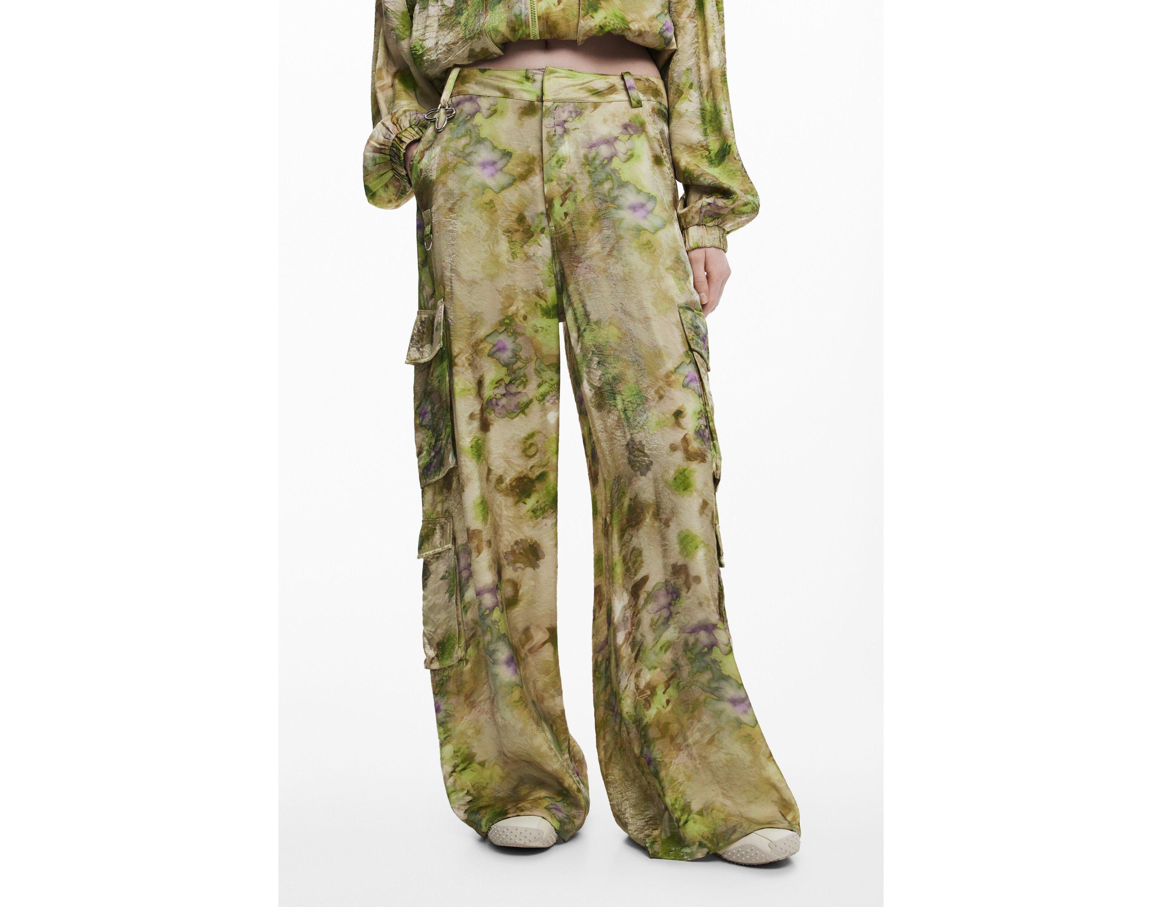 Desigual Women's Collina Strada satin cargo pants