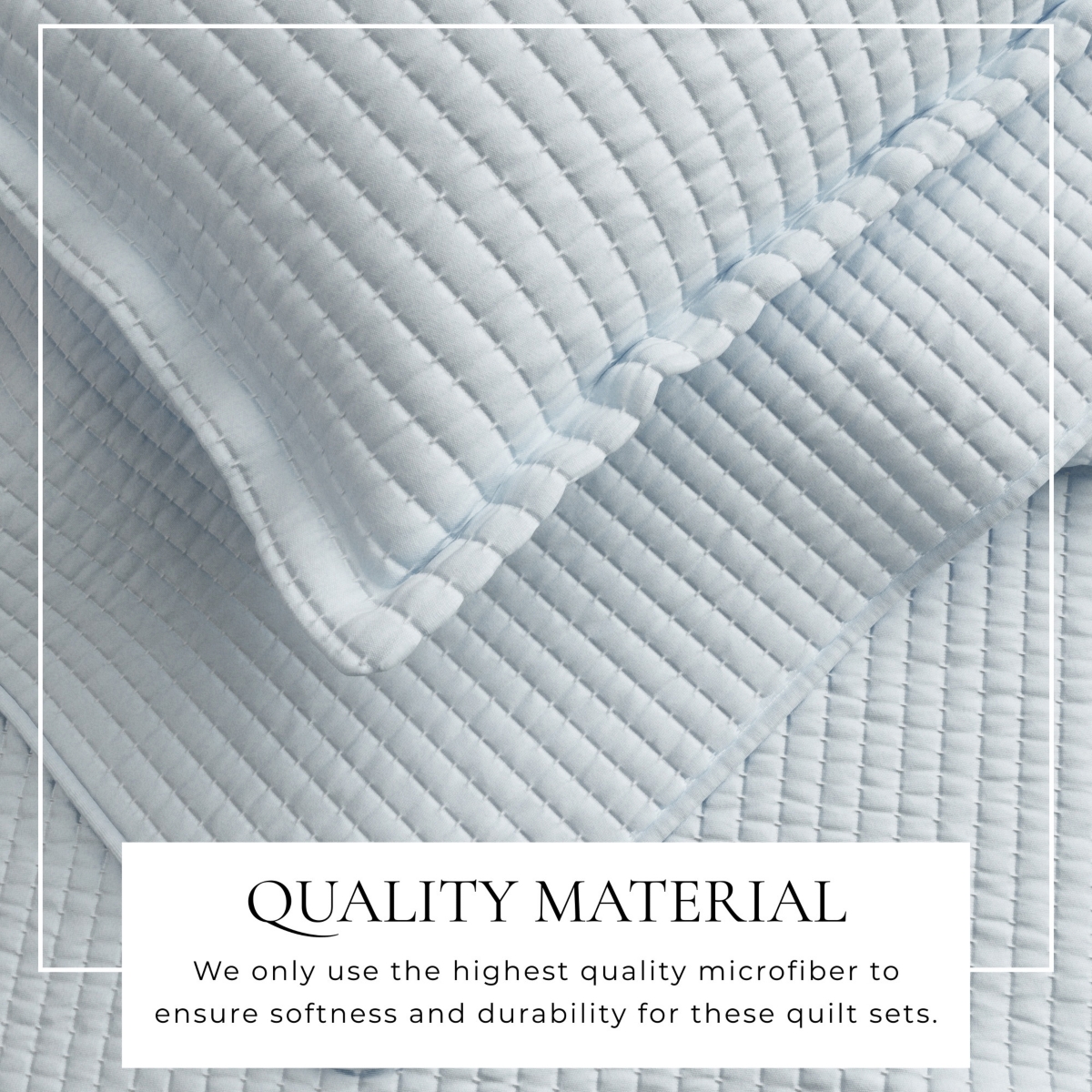 Linery & Co. Detailed Channel Stitch Microfiber Quilt Set With Shams