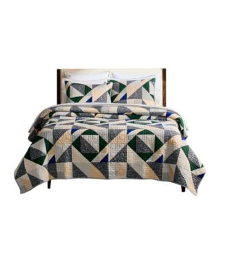 Signature Cotton 3-Pc. Quilt Set, Full/Queen