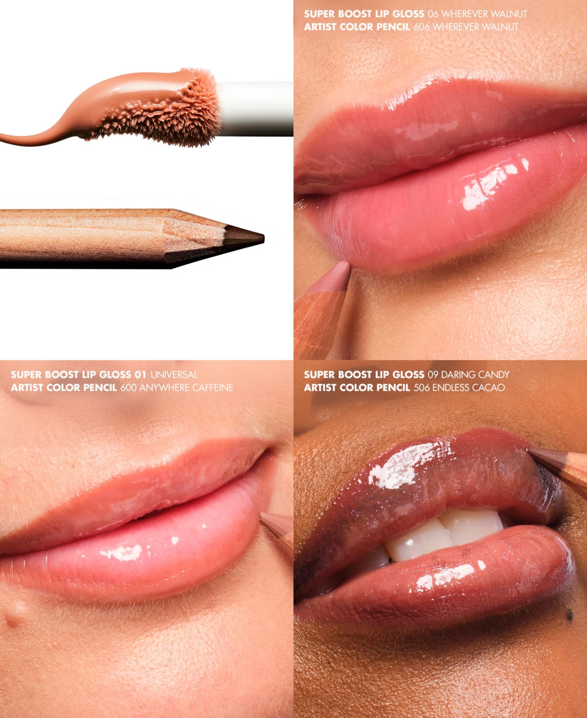 Make Up For Ever Super Boost Moisturizing Plumping Effect Lip Gloss, 0.3 Oz. In 01 - Crystal - Clear