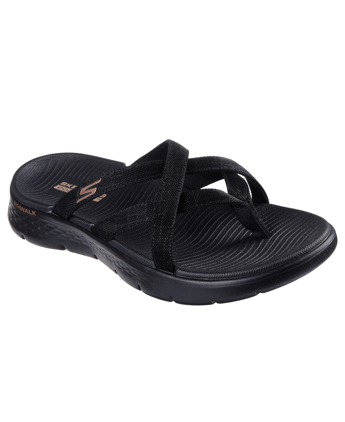 Women's Go Walk Flex Sandal - Selena Sandals from Finish Line - Black