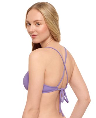 Juniors' X-Back Underwire Bikini Top, Exclusively at Macy's