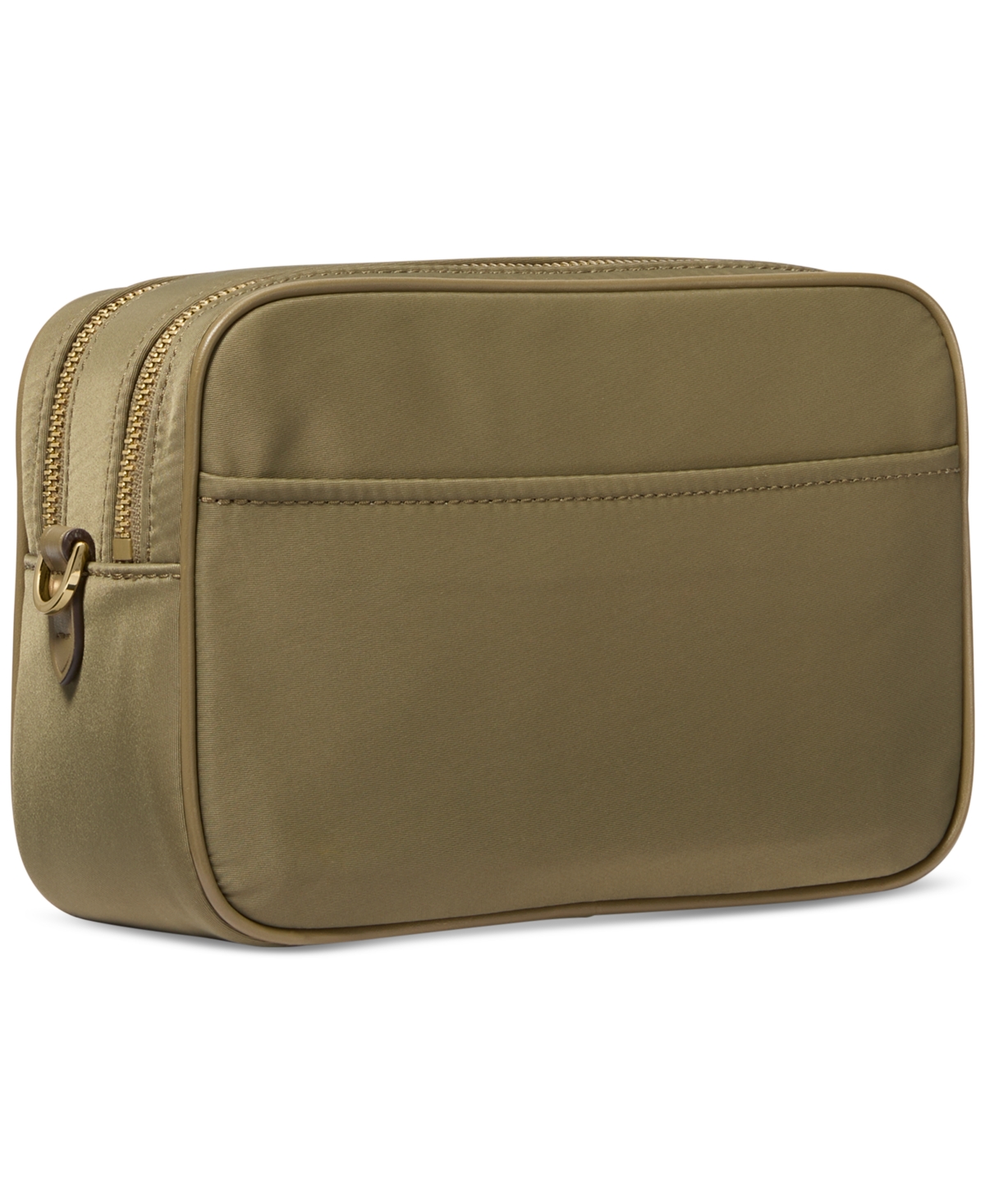 Michael Kors Michael  Bryant Mini Double Zip Chain Camera Crossbody In Safari Green