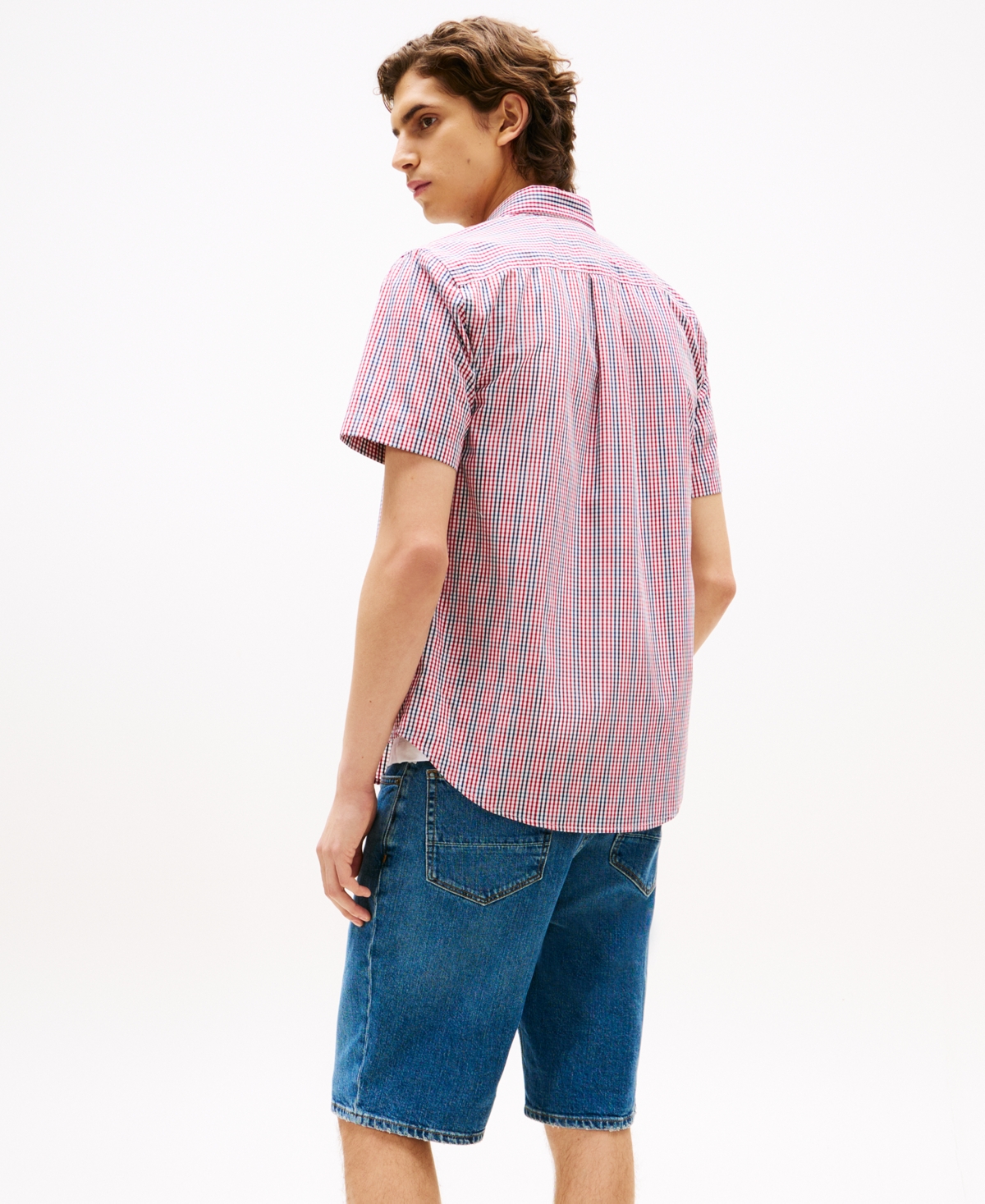 Tommy Hilfiger Men's Americana Tailored Relaxed-fit Check Button-down Shirt