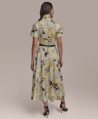 Women's Printed Cotton Shirtdress