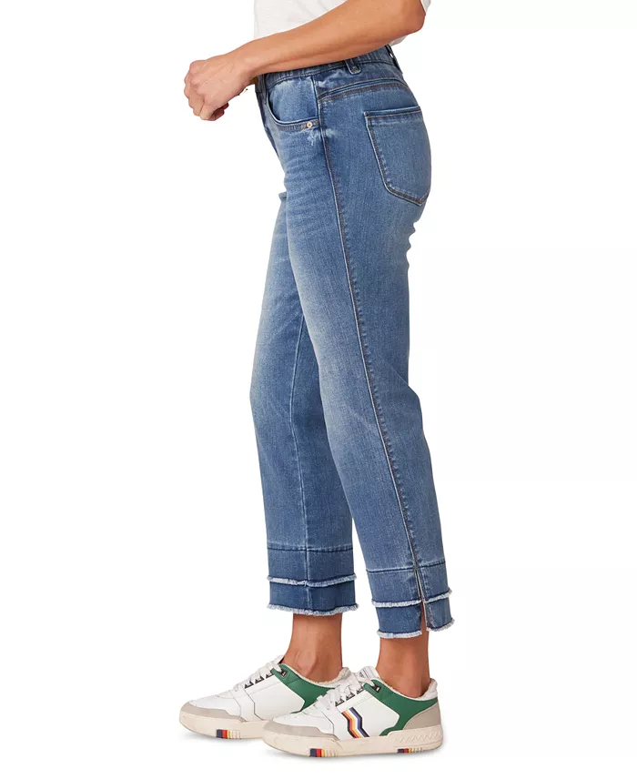 Petite "Ab"solution Mid-Rise Kick Flare Jeans - thumbnail 5