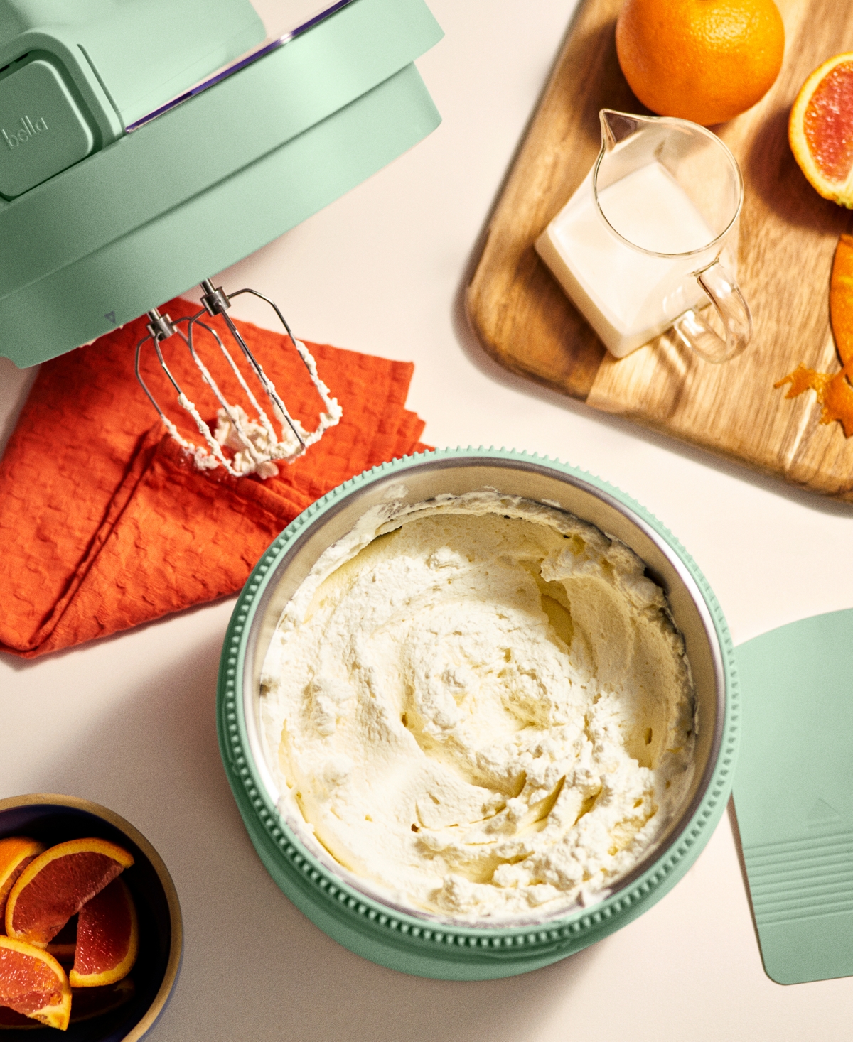 Shop Bella 3.5-quart Hand And Stand Mixer In Seaglass