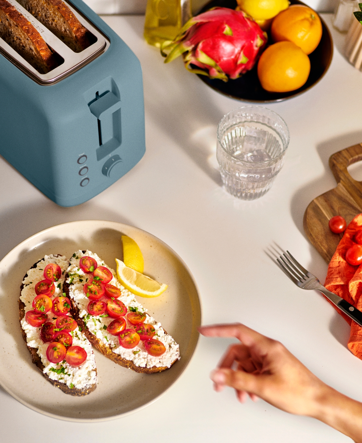 Bella 4-slice Slim Toaster 35246 In Surf