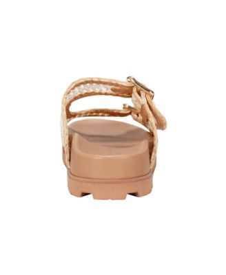 Women's Mylan Woven Buckle Straps Flat Sandals