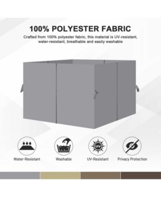 12' x 14' Gazebo Curtain Set Protecting Privacy Side Walls 4 Panels,Curtain Only