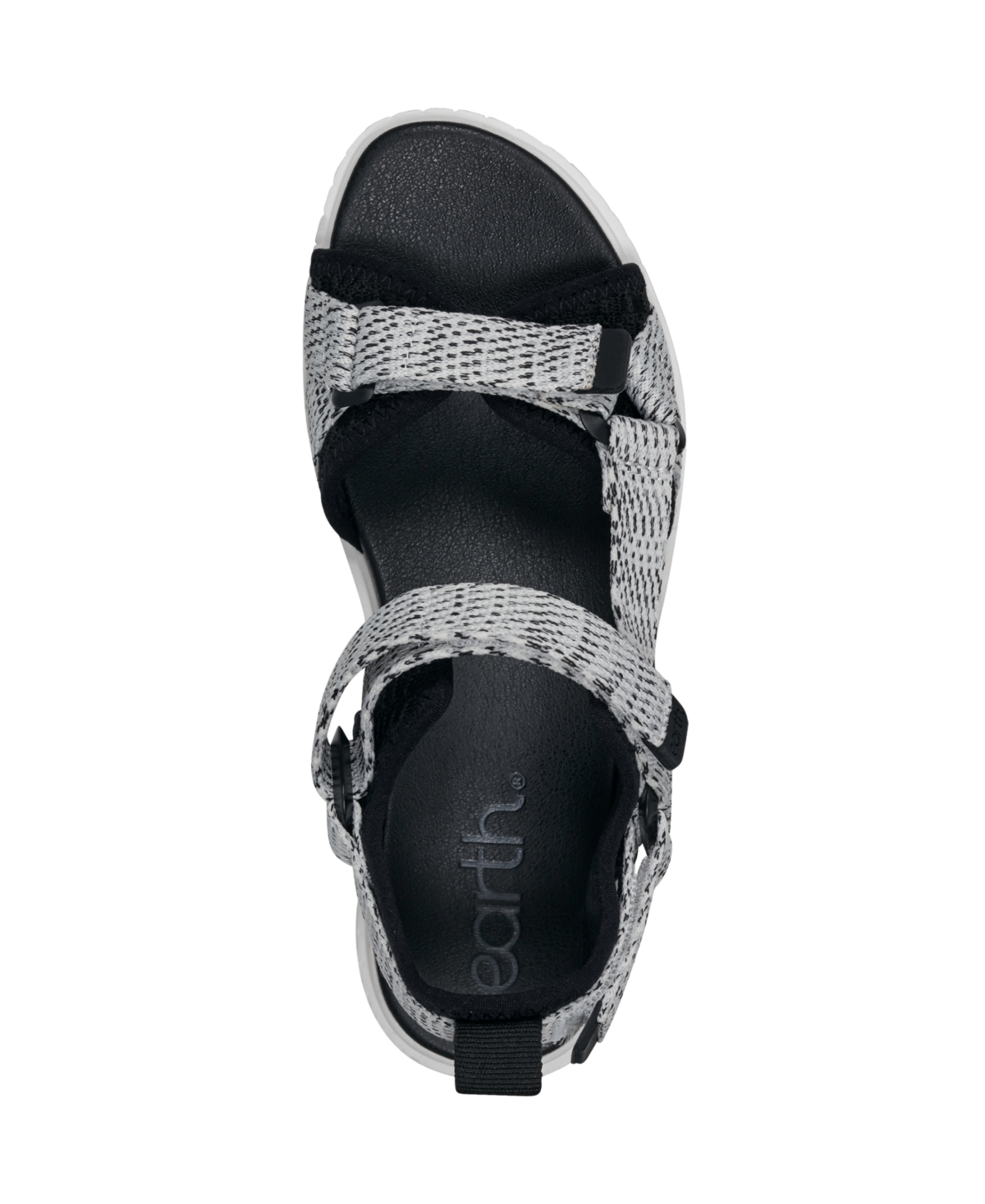 Shop Earth Women's Alana Eva Platform Sport Sandals In White,black Multi