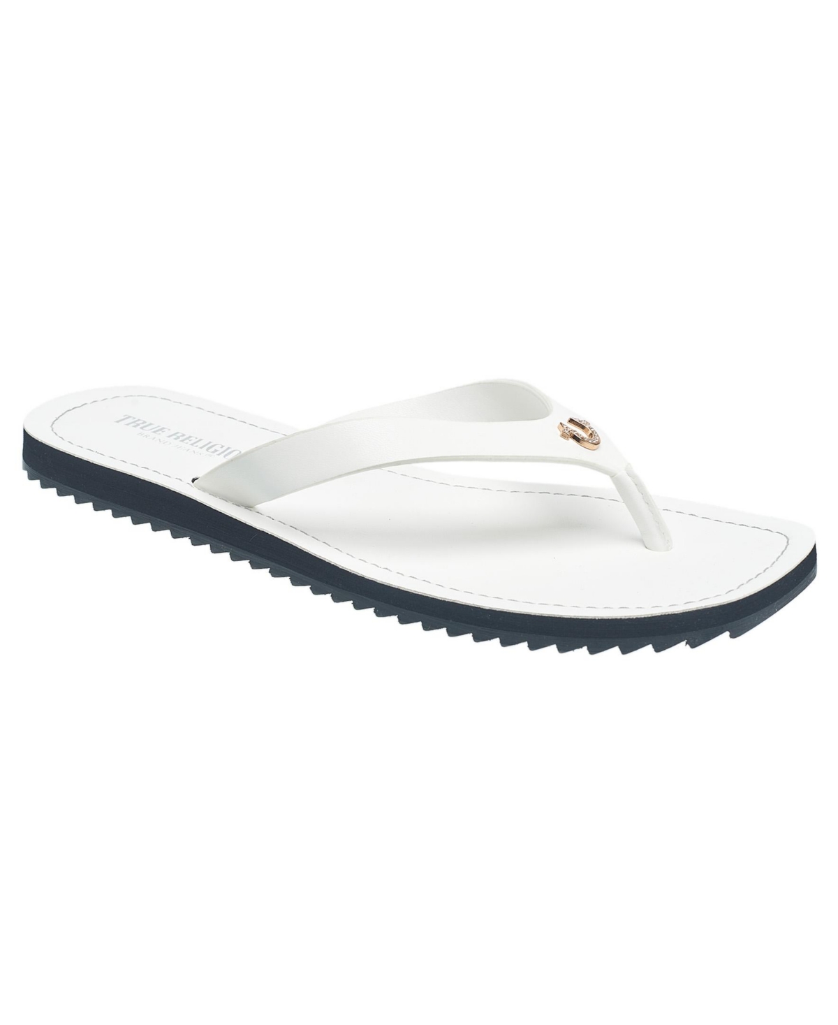 Ladies Capri Thong Sandal - White