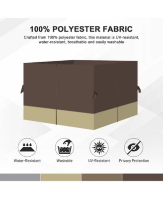 10' x 13' Gazebo Curtain Set Protecting Privacy Side Walls 4 Panels, Curtain Only