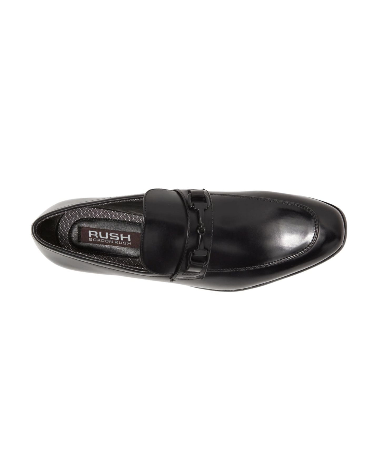 Мужские туфли RUSH Gordon Rush Jacob Dress Leather Slip-On Bit Loafer, цвет: Чёрный — фото 8