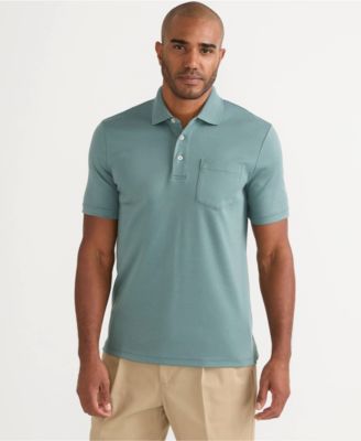 Big & Tall Short Sleeve Cotton Supima Polo Shirt with Pocket