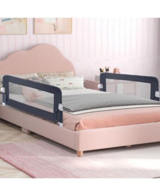 Foldable Bed Rail Swing Down Baby Bed Guard Rail
