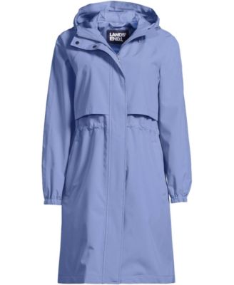 Plus Size Squall Packable Long Raincoat