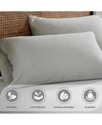 Cotton Linen Blend Deep Pocket  Bed Sheet Set, Twin XL