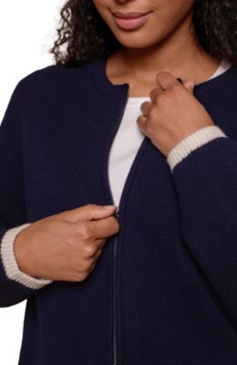 Women's Zip Through Knitted Jacket