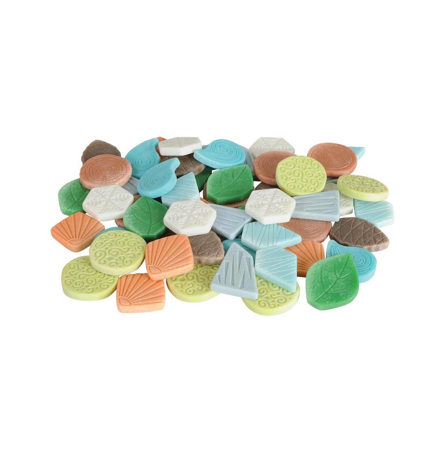 Детские игрушки Kaplan Early Learning Nature-Inspired Loose Parts Sorting and Stacking 54-Piece Set, Ages 2+, цвет: Assorted Pre-Pack — фото 1