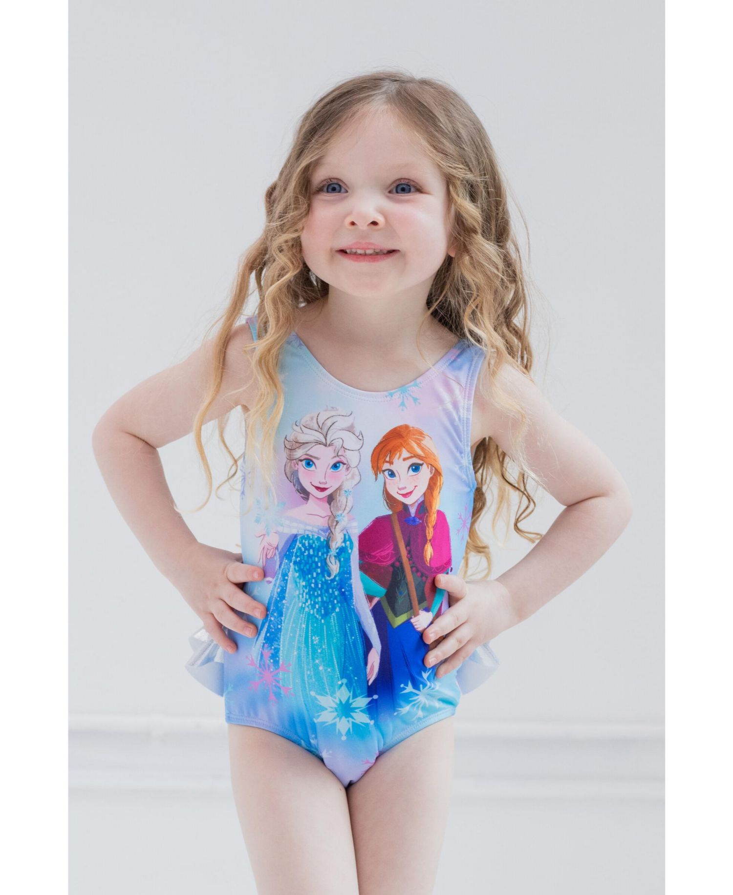Toddler Girls Sleeveless One Piece Swimwear