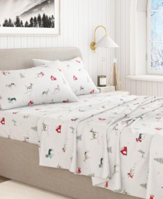 Ultra-Soft Turkish Cotton Flannel Winter Floral Print Sheet