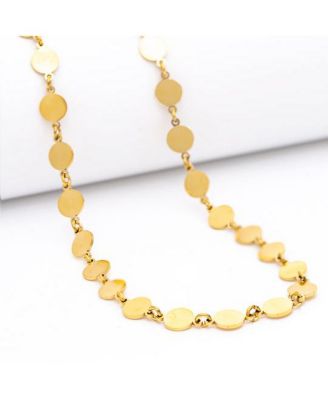 Mini Disc Chain Necklace