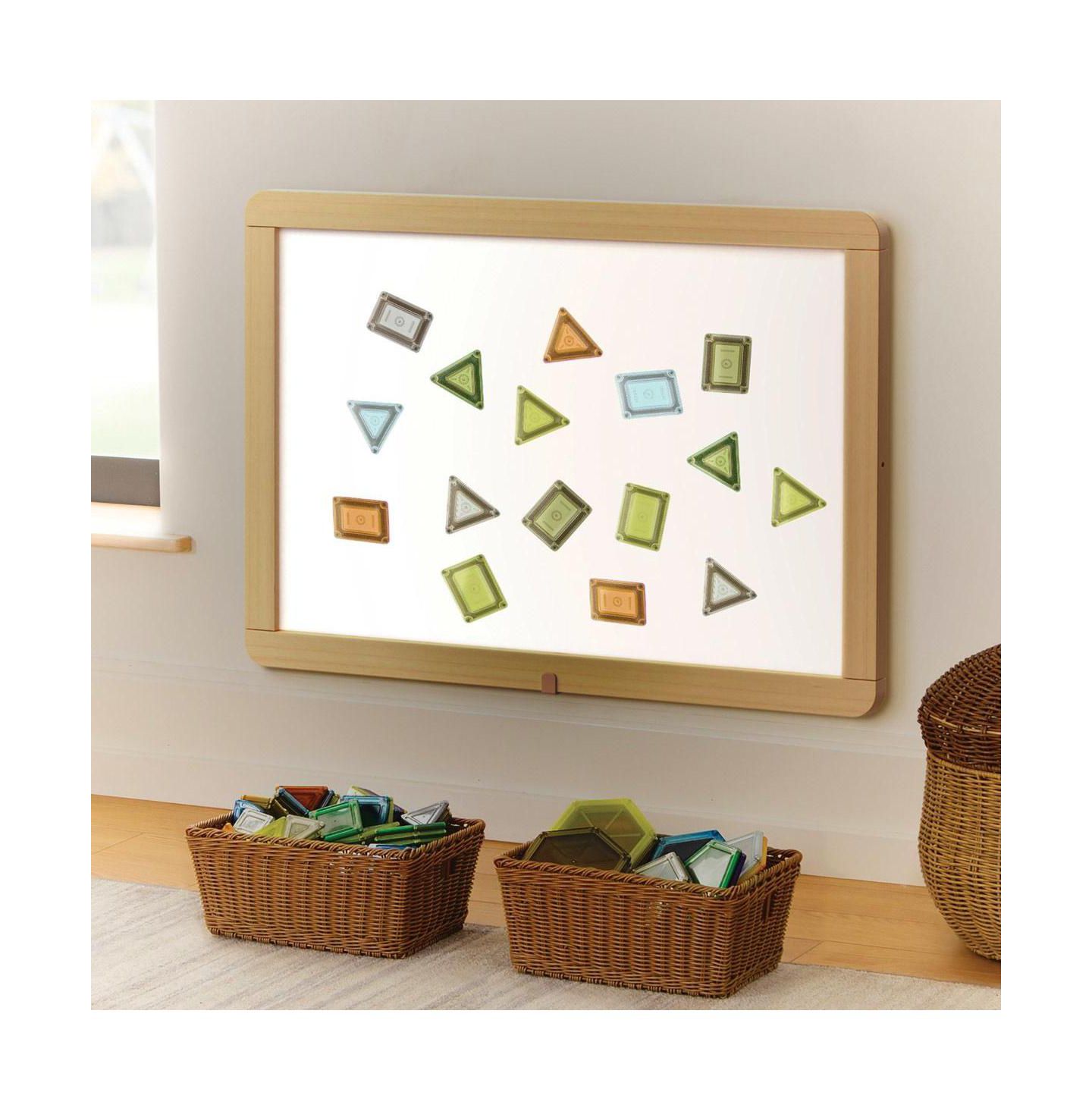 Детская игрушка Kaplan Early Learning Magnetic LED Wall-Mounted Board, цвет: Бежевый / Хаки — фото 3