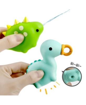 Toddler Fun Dinosaur Fishing Game – 4PCS Magnetic Floating Bath & Pool Toy Set with Wind-Up Rods, Engaging Water Play & Fine Motor Skill Development 1-4