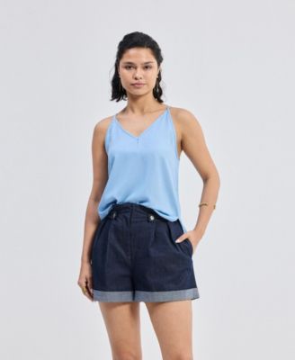 Women's Endless Sunday Top in Tencel Denim