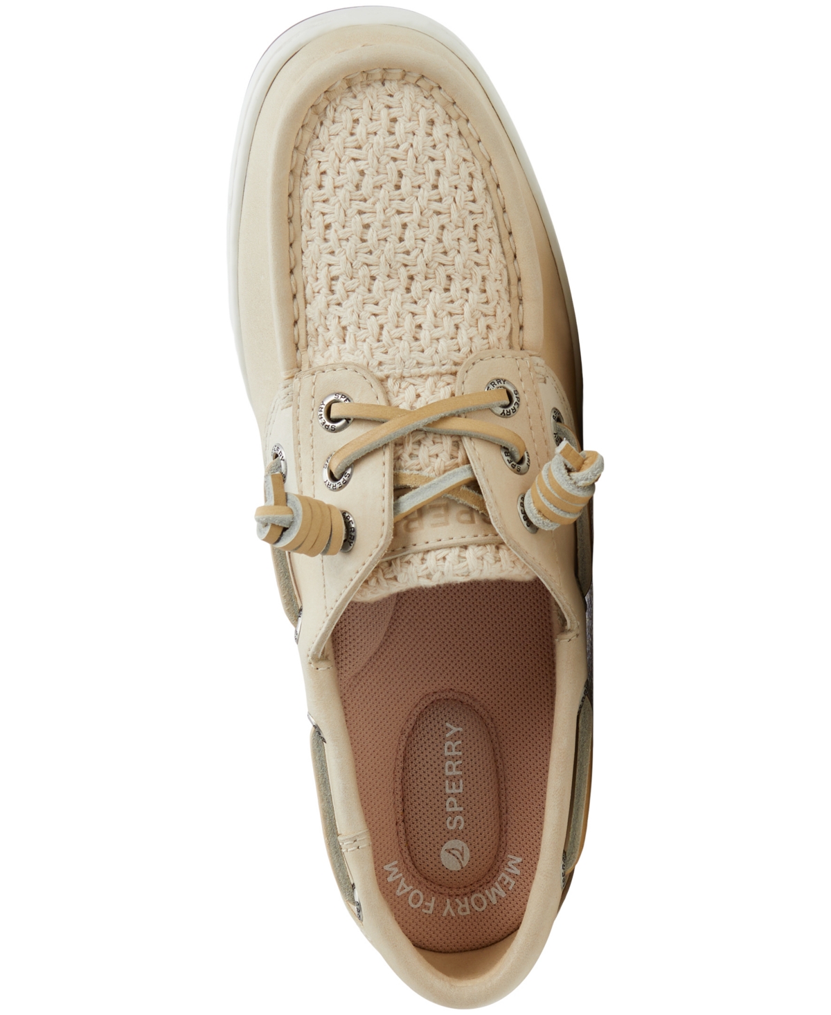 Sperry Rosefish 3 Eye Boat Shoe In Tan