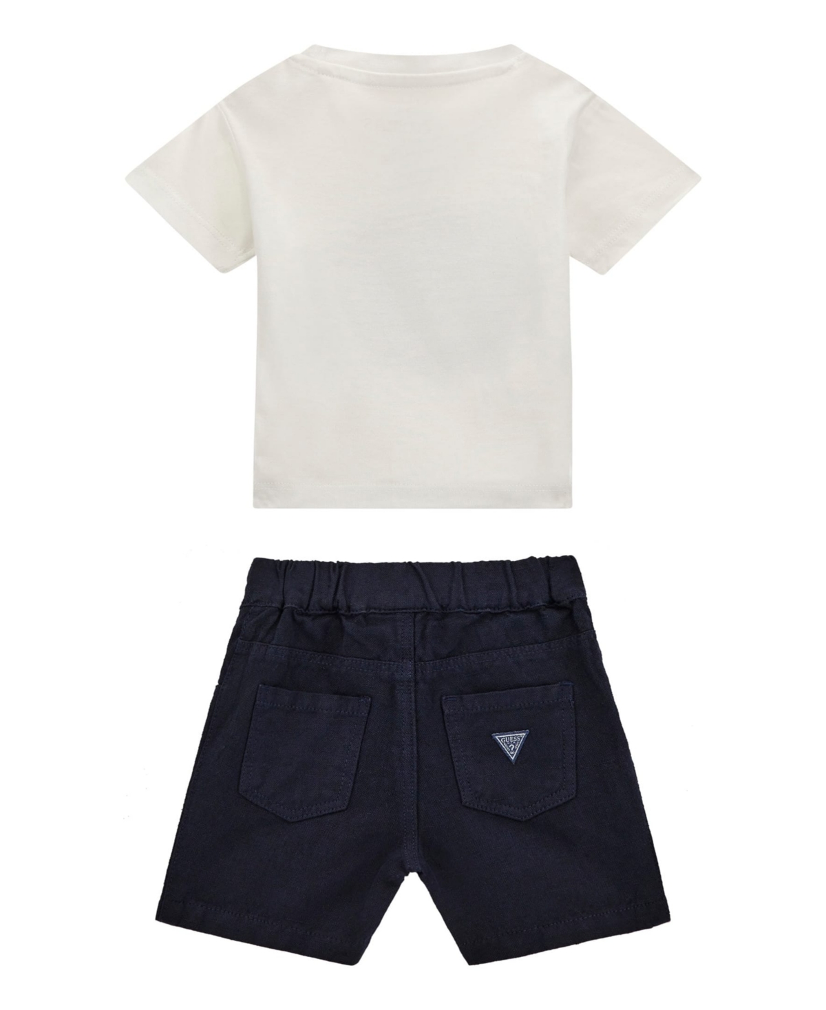 Guess Baby Boys 2-piece T-shirt And Shorts Set In White