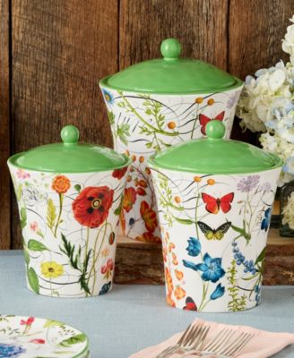 Greenhouse 3-Piece Canister Set