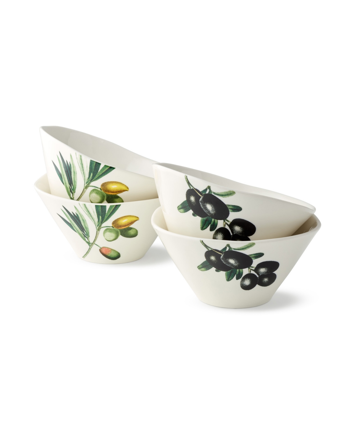 Certified International Olivia Set Of 4 Ice Cream Bowls In Multi