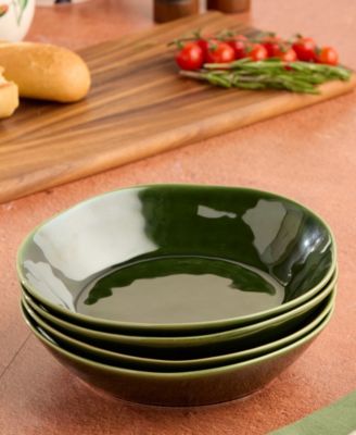 Verde Soup Bowls, Set of 4, Service for 4