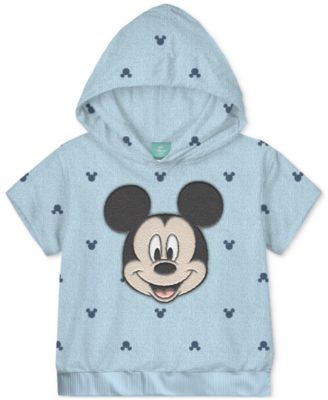 Baby Boys Mickey Mouse Terry Hoodie & Shorts, 2 Piece Set