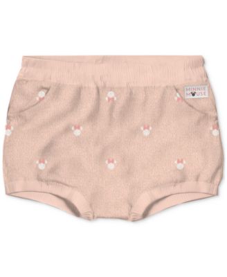 Baby Girls Minnie Mouse Terry Hoodie & Shorts, 2 Piece Set