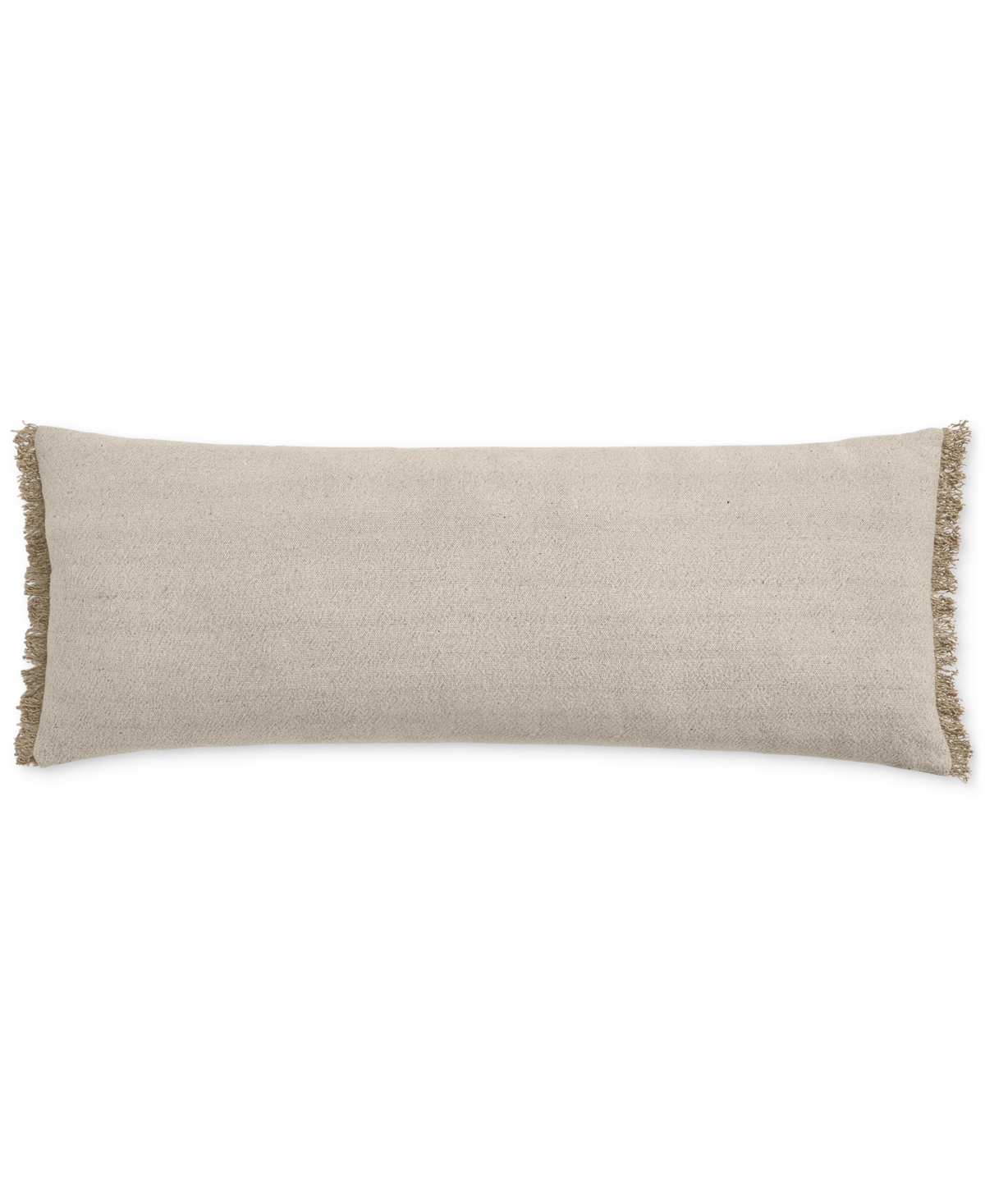 Oake Fringe Lumbar Decorative Pillow, 14" X 36", Exclusively At Macy's