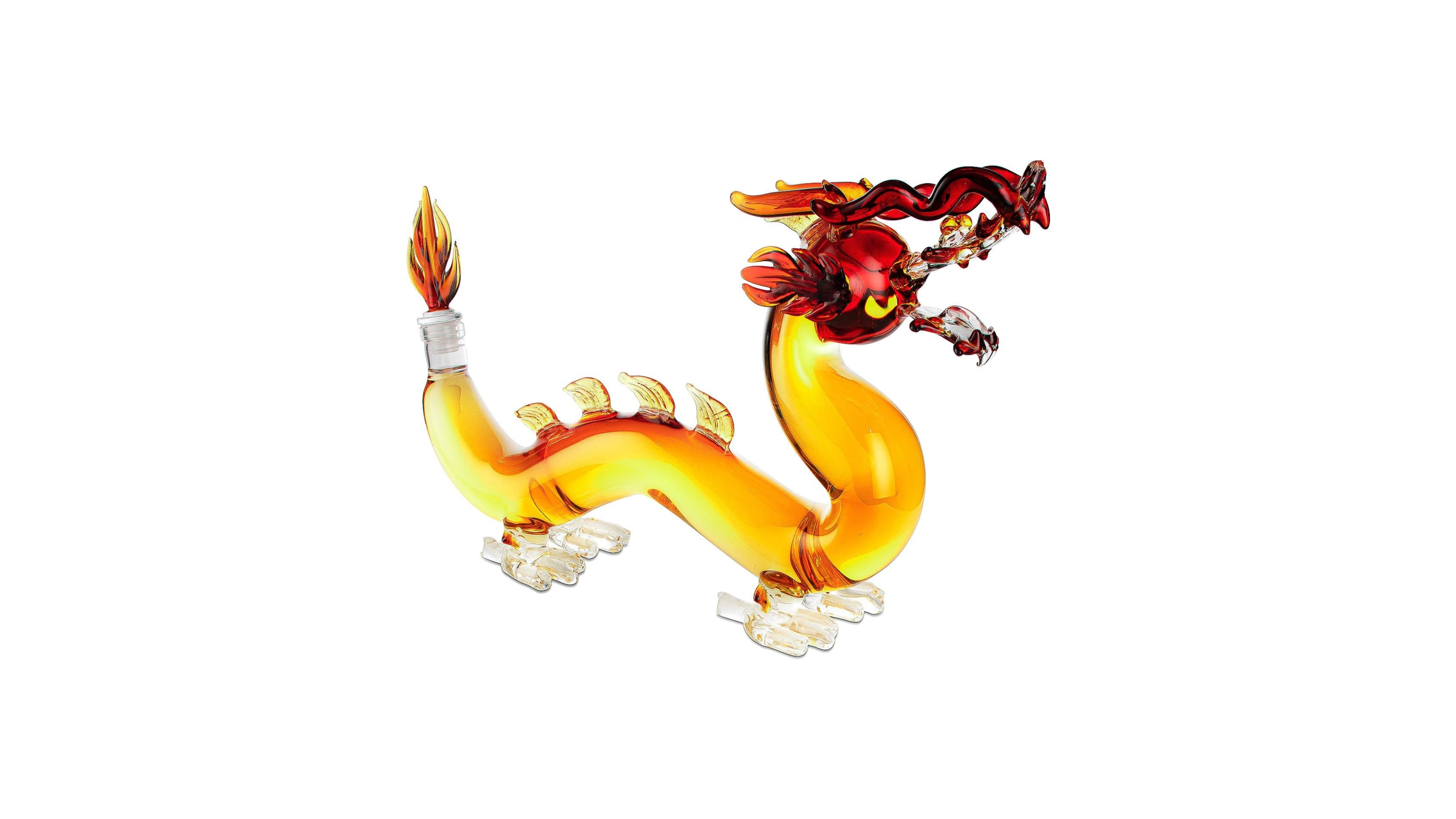 The Wine Savant Year Of The Dragon Whiskey and Wine Decanter