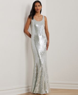 Lauren Ralph Lauren - Women's Sequined Sleeveless Gown