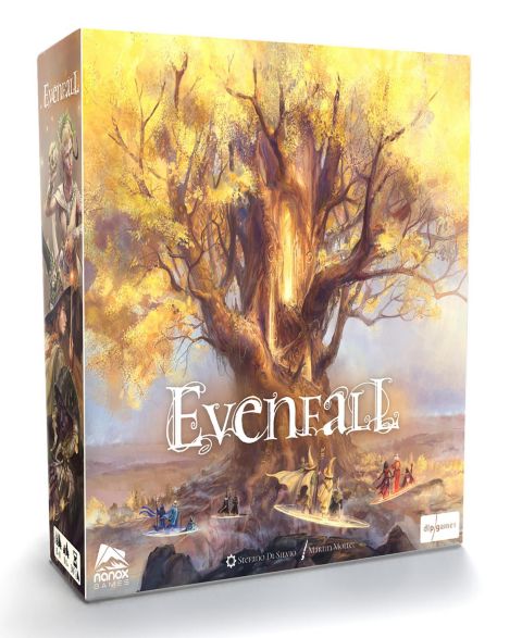 Детская настольная игра Surfin Meeple Evenfall Strategy Board Game